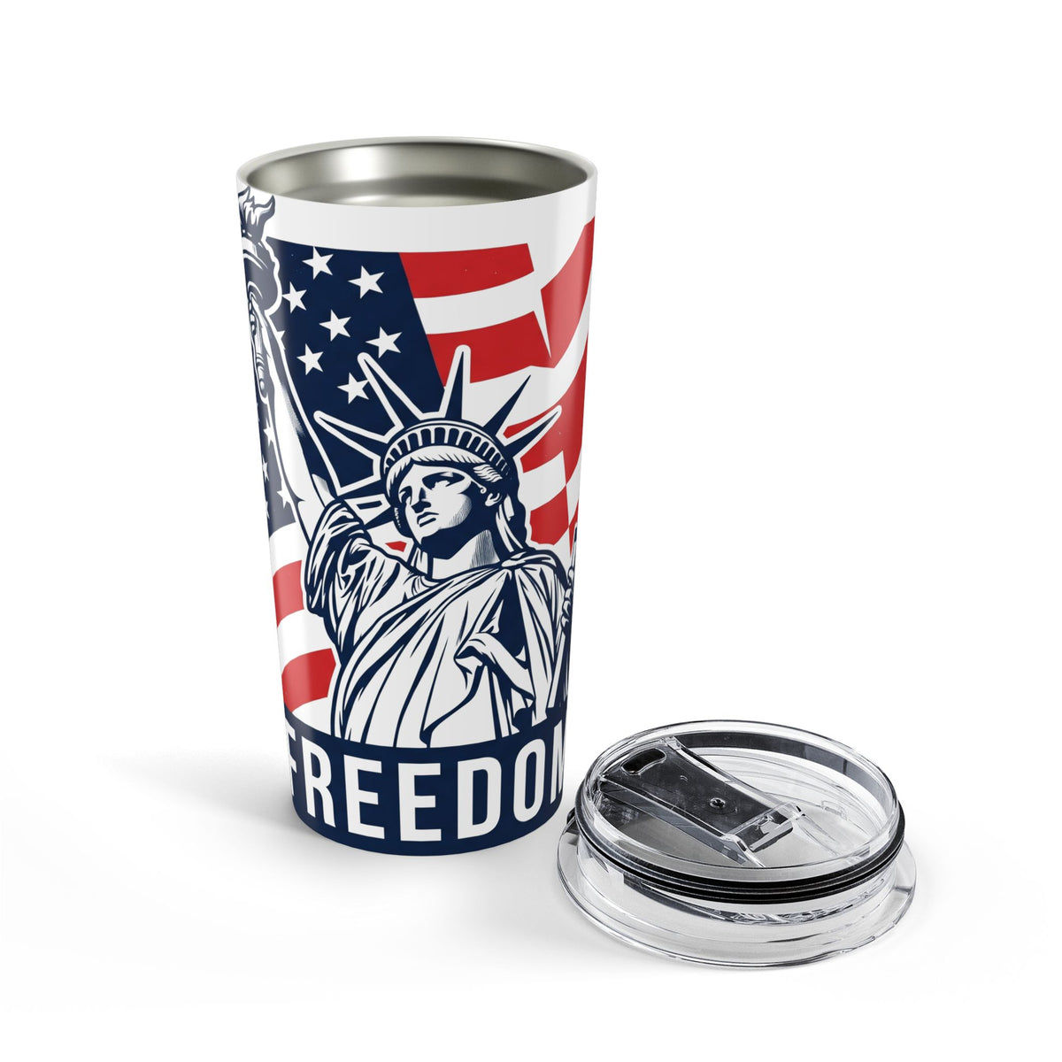 20oz Freedom Statue Patriotic Tumbler