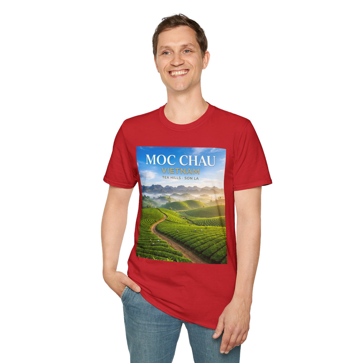 Moc Chau Vietnam Tee – Tea Hills of Son La Scenic Travel T-Shirt