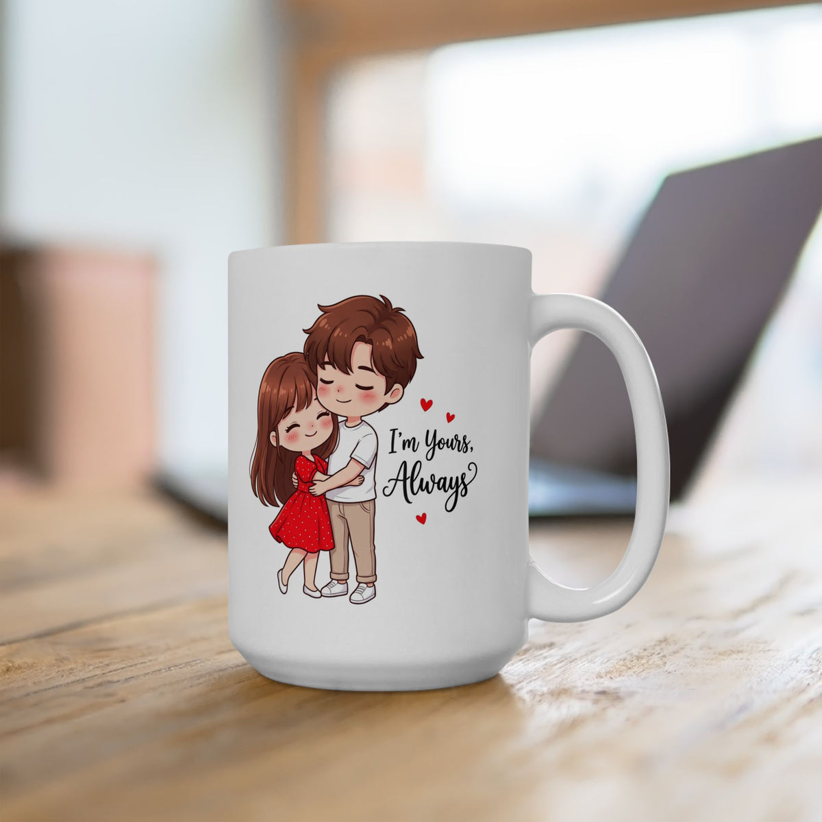 Ceramic Mug – Cute Inspirational Girl Design
