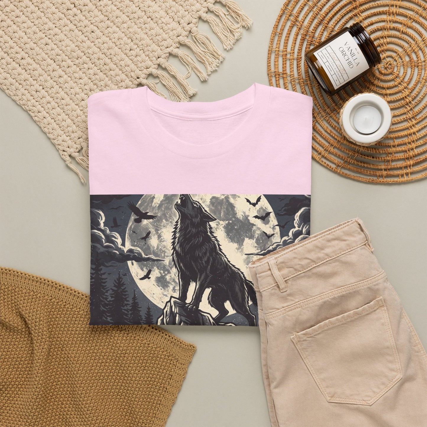 Full Moon Fever Wolf T-Shirt — 'Wild After Dark' Graphic Tee
