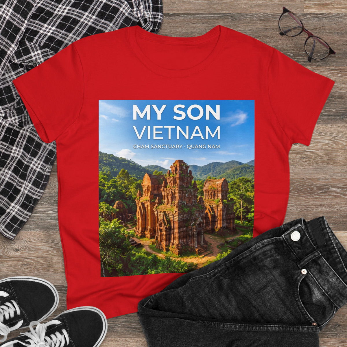 My Son Vietnam Travel Tee — My Son Sanctuary Photo T‑Shirt