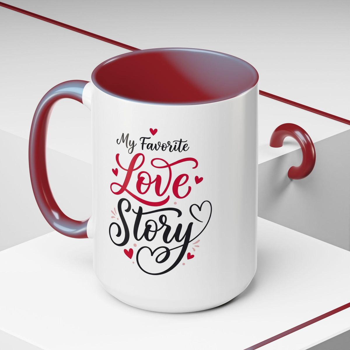 My Favorite Love Story Romantic Coffee Mug