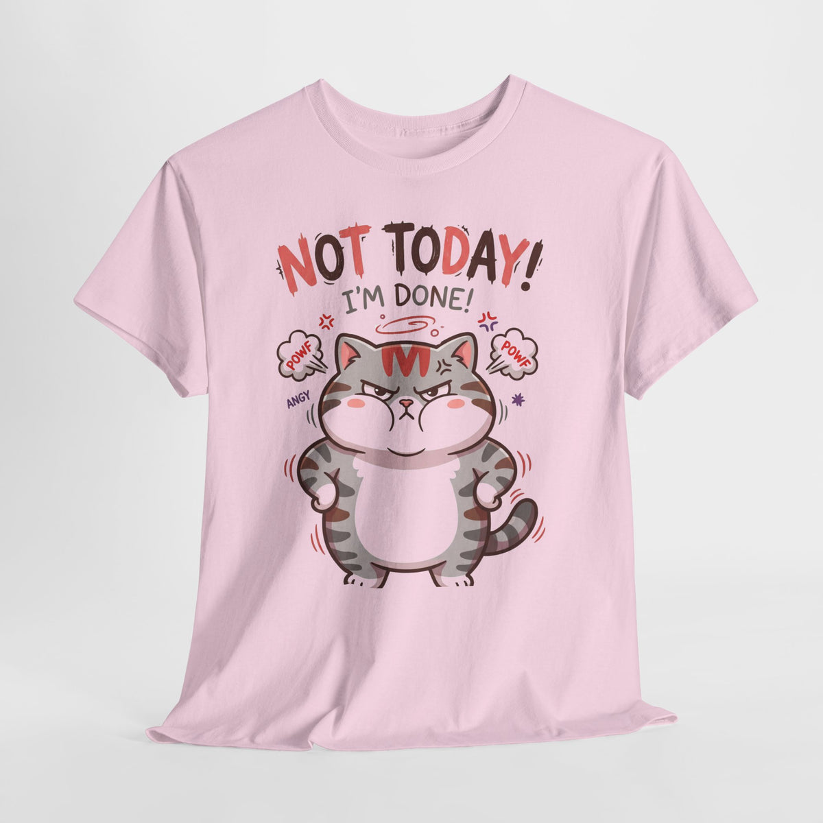 Not Today! I’m Done Cat T-Shirt