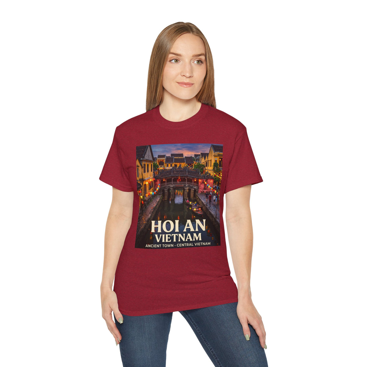 Hoi An Vietnam Travel T-Shirt — Ancient Town Night Scene Tee