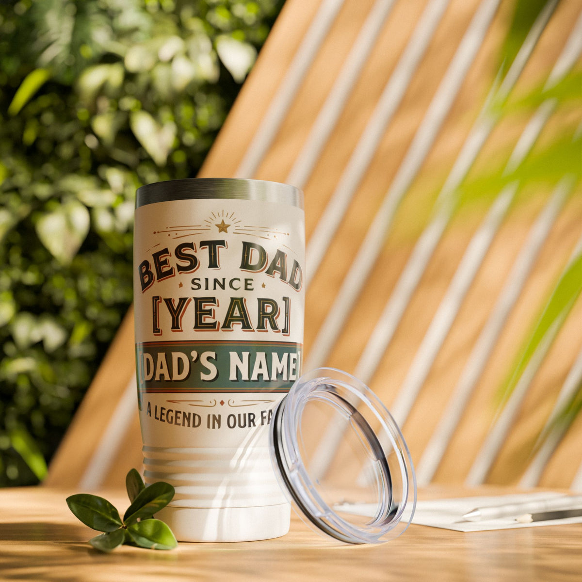 Best Dad Ever 20oz Tumbler – Personalized Father’s Day Gift