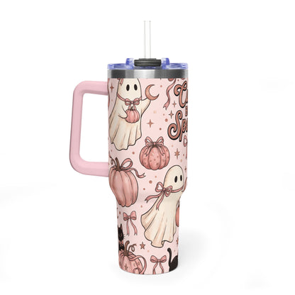Cute But Spooky Ghosts & Pumpkins 40oz Tumbler