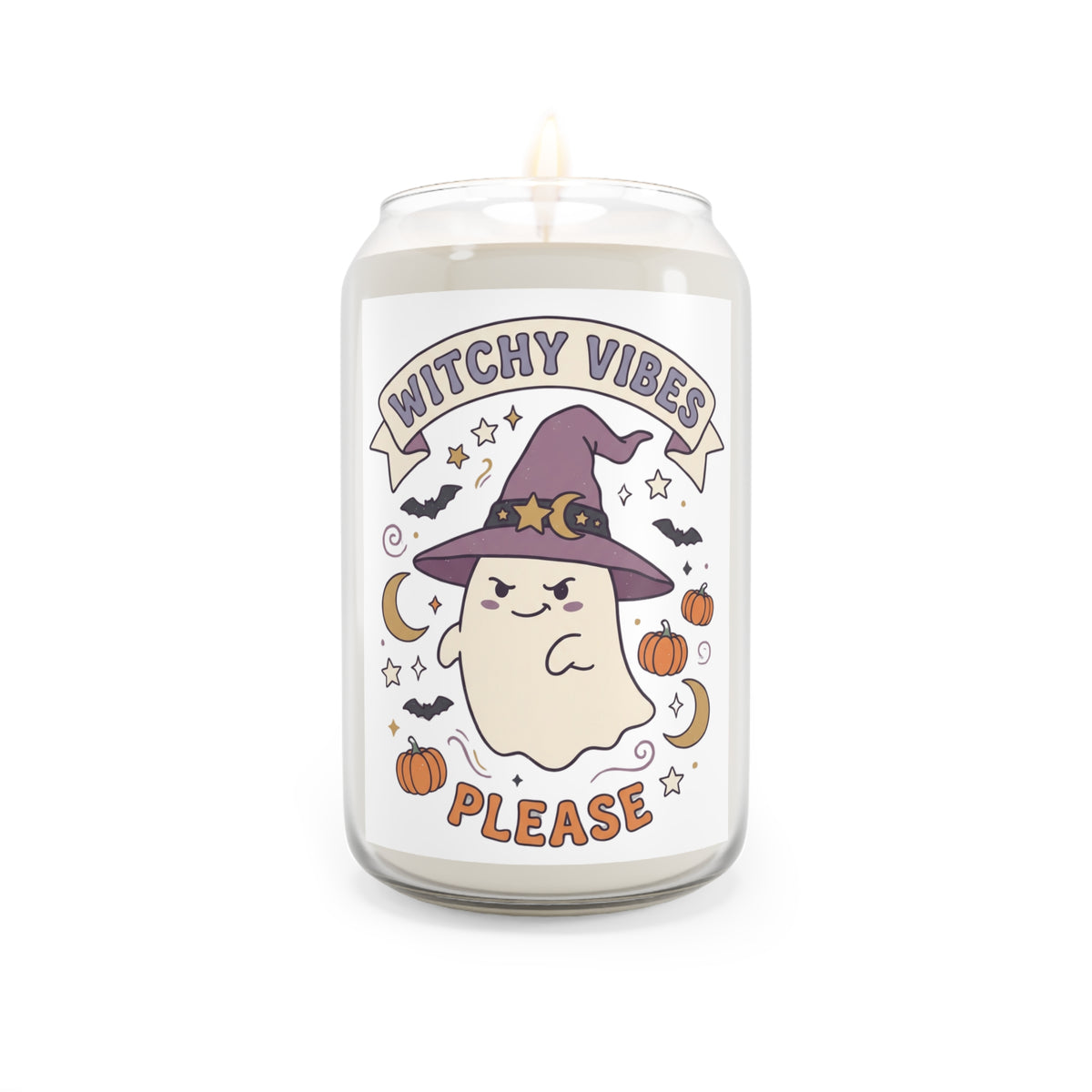 Witchy Vibes Please Soy Candle – 13.75oz Halloween Scented Candle