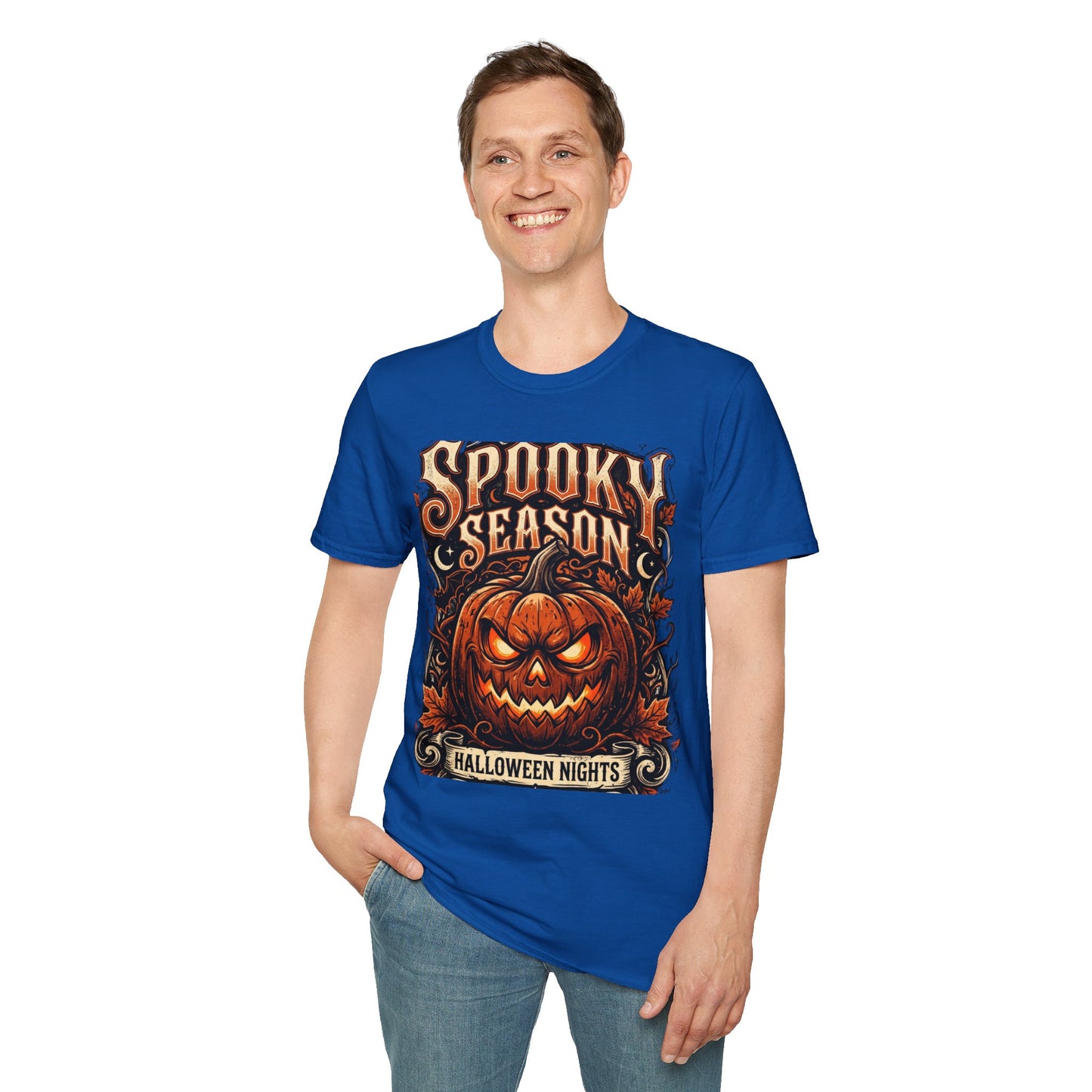 Spooky Season T-Shirt — Vintage Jack-O'-Lantern Halloween Tee