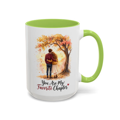 You Are My Favorite Chapter Romantic Autumn Coffee Mug