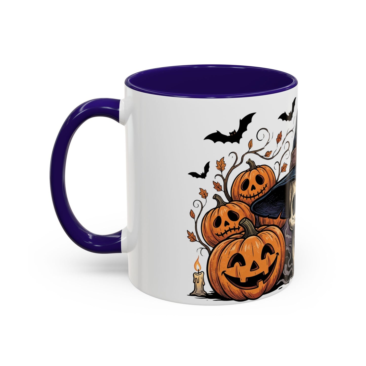 Halloween Skull & Jack-o'-Lantern Mug (11oz/15oz)