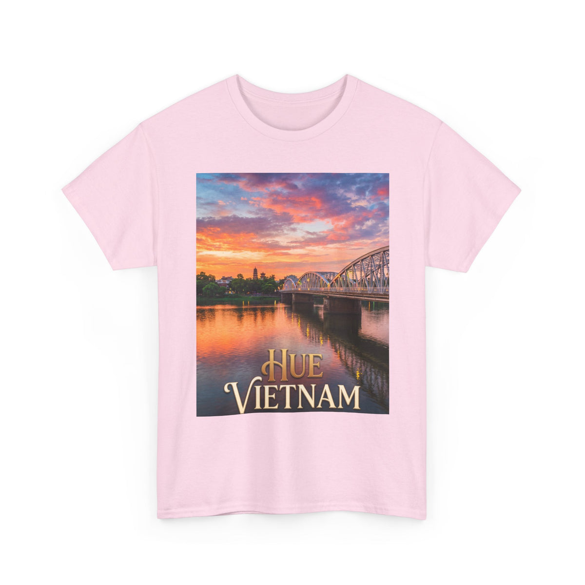 Hue Vietnam Sunset T-Shirt - Scenic Travel Souvenir Tee