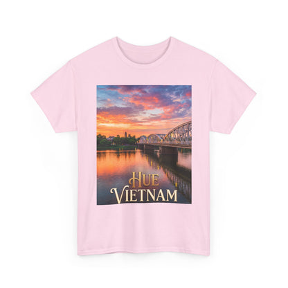 Hue Vietnam Sunset T-Shirt - Scenic Travel Souvenir Tee