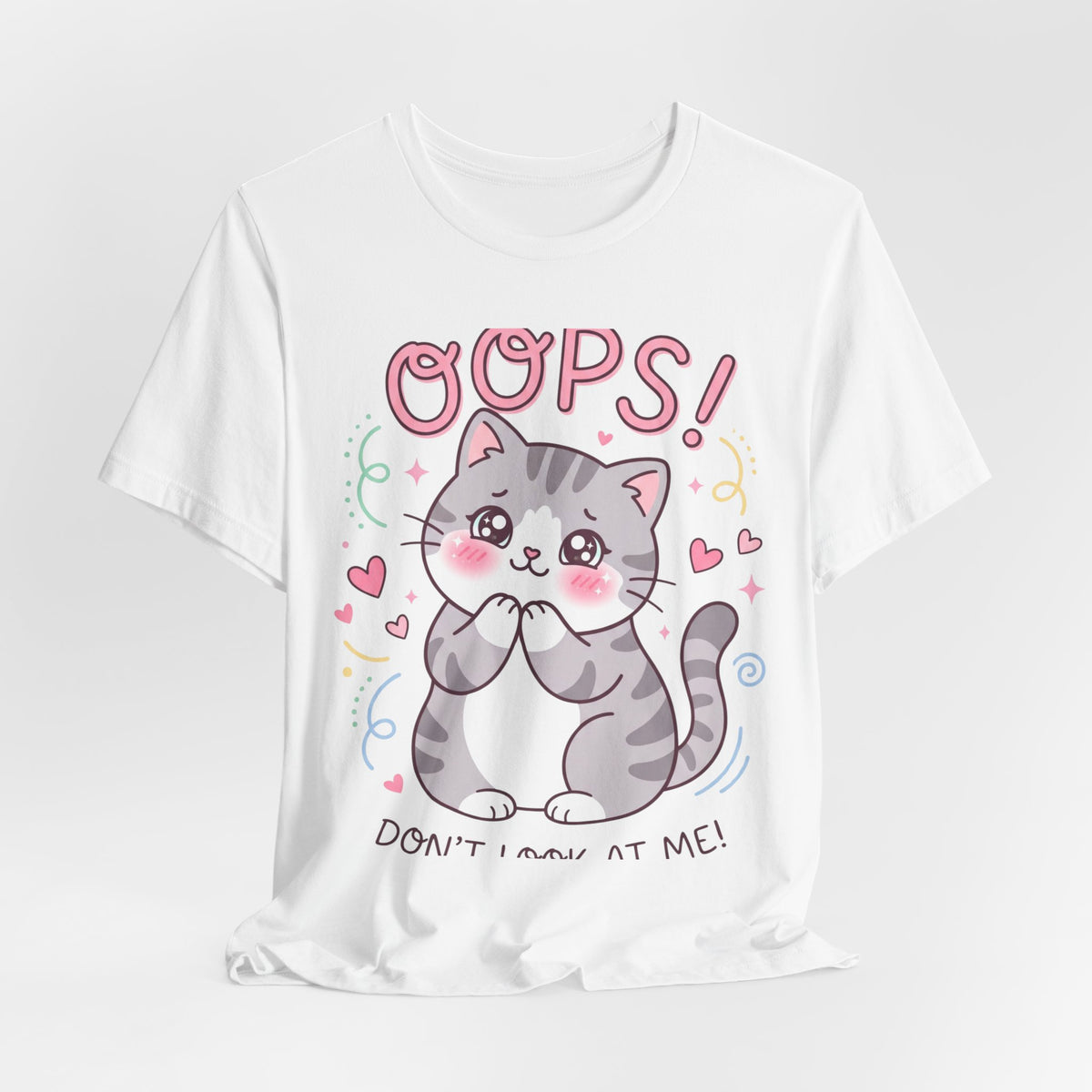 Oops! Don’t Blame Me Cute Kitten T-Shirt