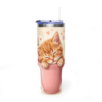 Need a Little Cat Nap 40oz Vacuum Thermal Tumbler