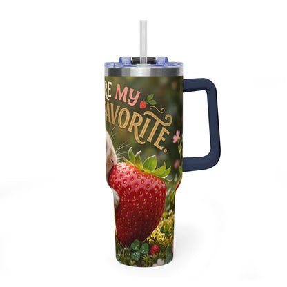 You Are My Berry Favorite Bunny 40oz Thermal Tumbler