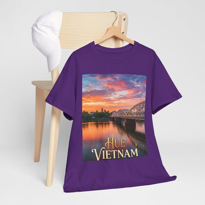 Hue Vietnam Sunset T-Shirt - Scenic Travel Souvenir Tee