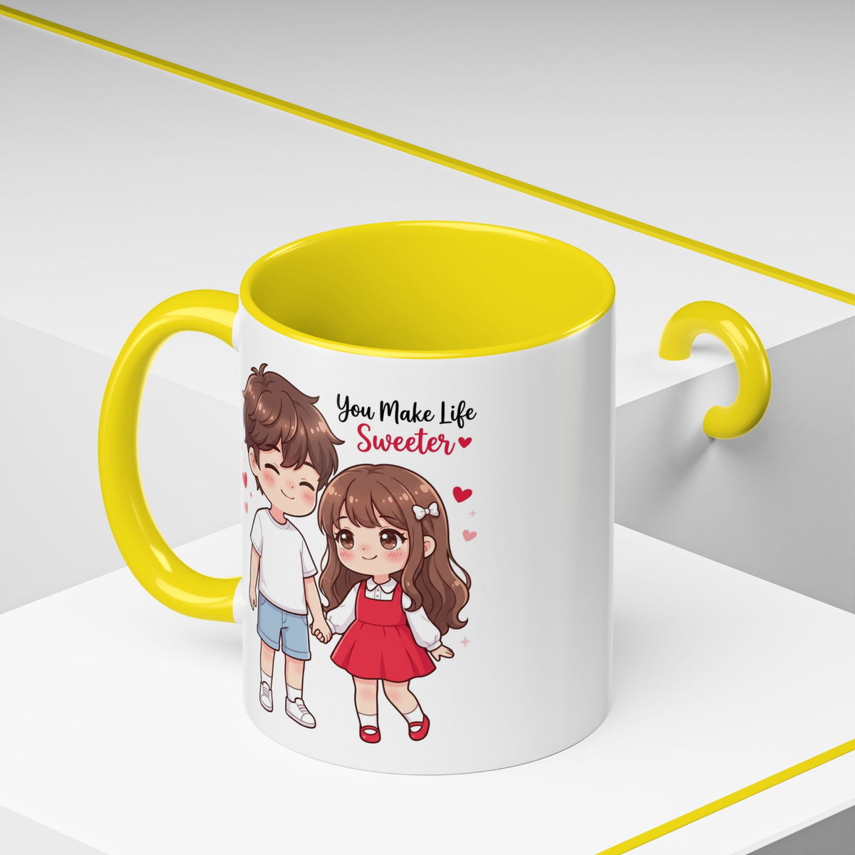 You Make Life Sweeter Couple Coffee Mug
