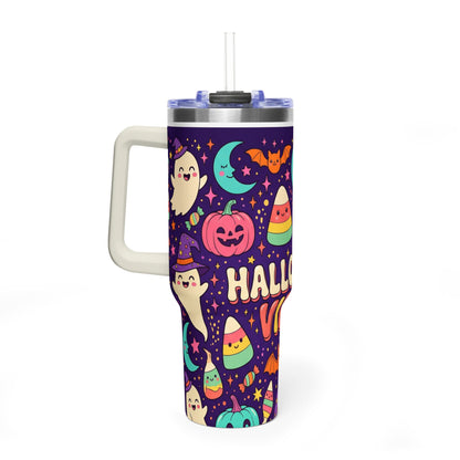 Halloween Vibes 40oz Thermal Tumbler