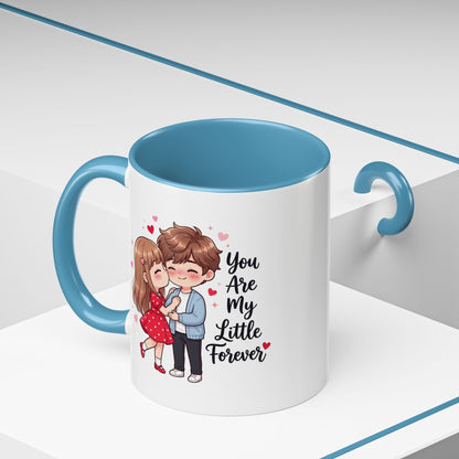 You Are My Little Forever Romantic Couple Coffee Mug
