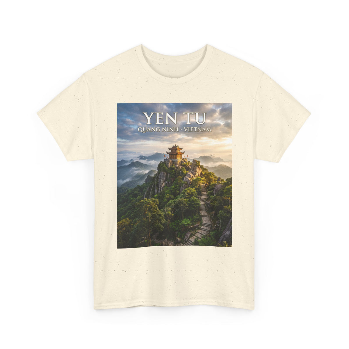 Yen Tu Mountain Scenic Tee – 'YEN TU: Listen to the Silence' Travel Photography T-Shirt