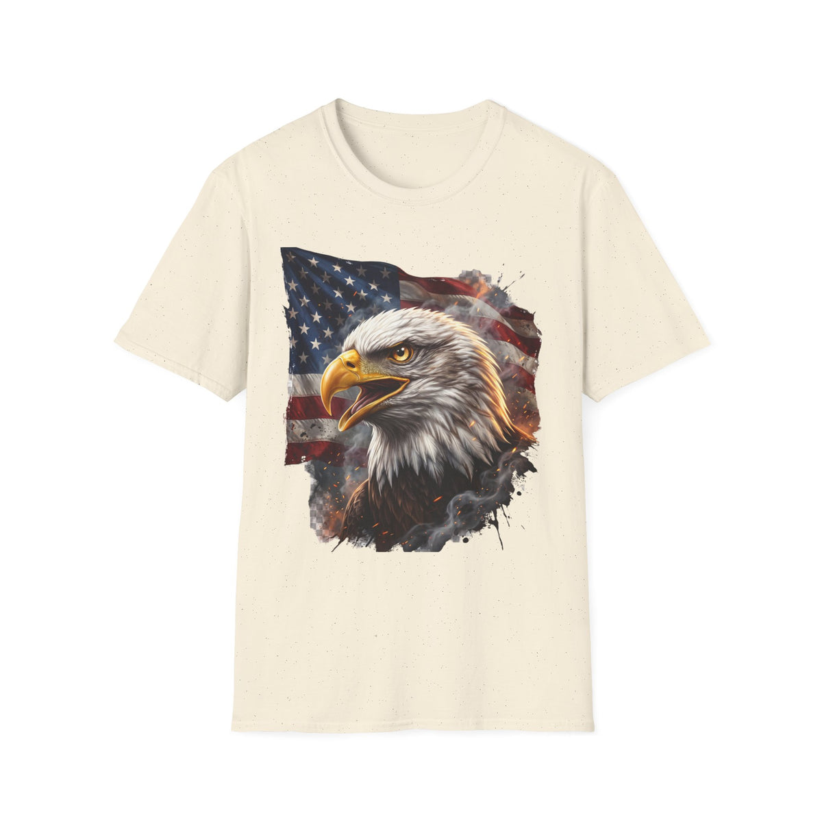 American Bald Eagle T-Shirt — Patriotic USA Flag Graphic Tee