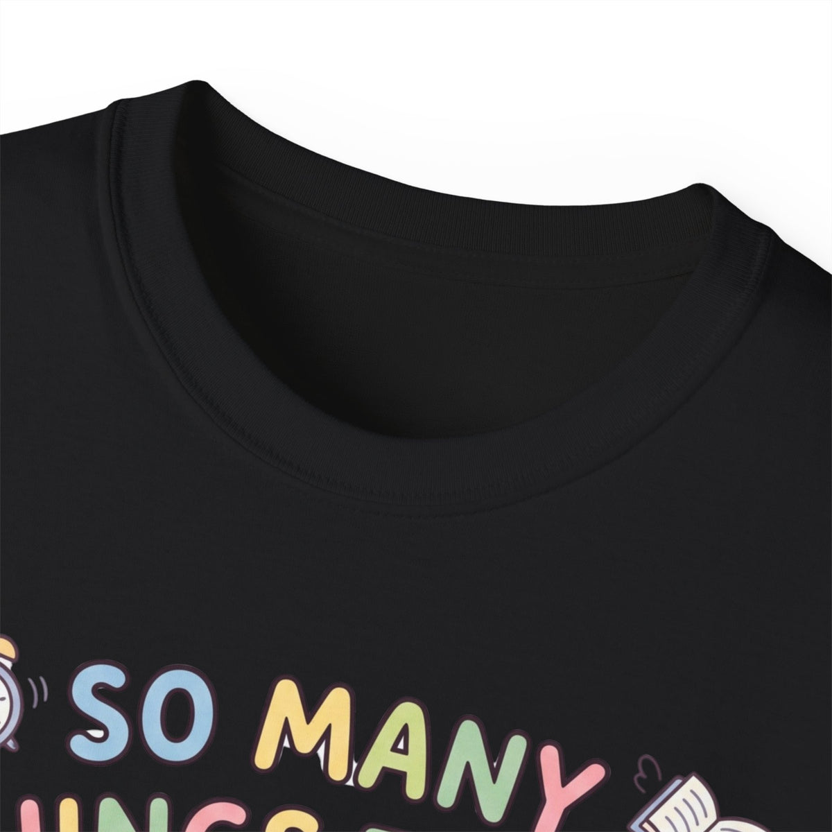 So Many Things To Do! Cat T-Shirt — Cute Stressed Kitty Graphic Tee