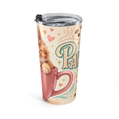 20oz Cute Sleeping Cat Coffee Tumbler