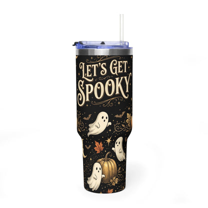 Let’s Get Spooky Halloween Ghosts 40oz Tumbler