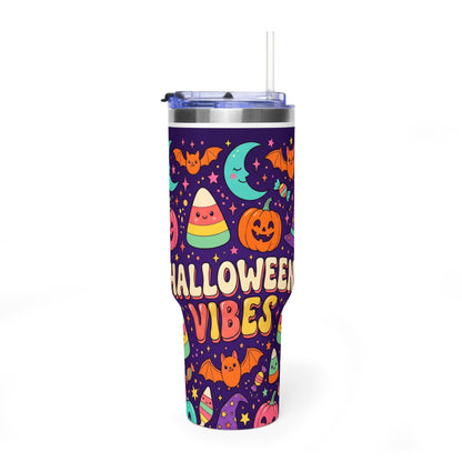 Halloween Vibes 40oz Thermal Tumbler