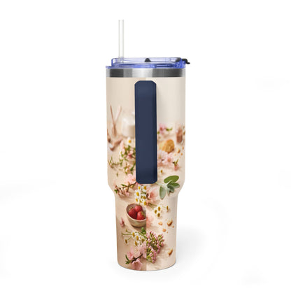 You Make Life Peachy Cat 40oz Travel Tumbler