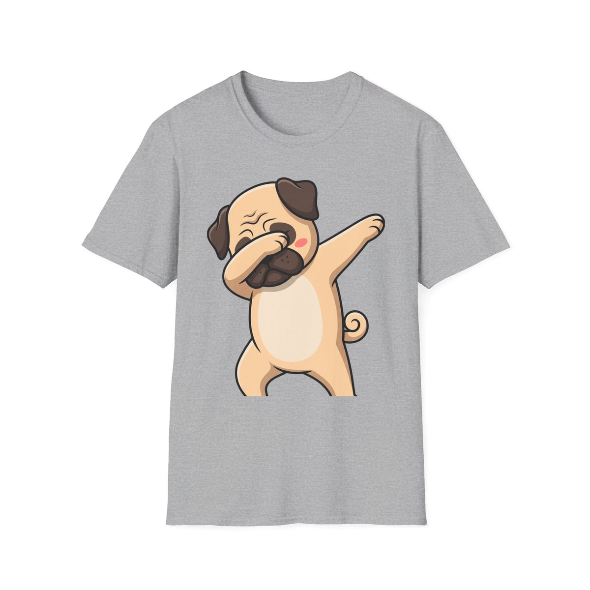 Dabbing Pug T-Shirt — Cute Dab Dog Graphic Tee