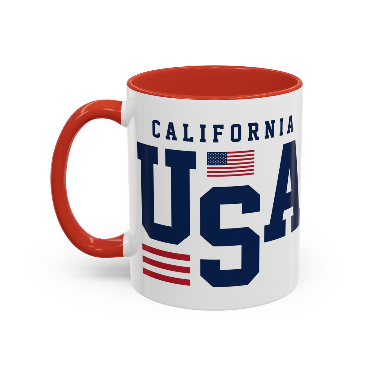 USA California Coffee Mug — Patriotic Accent 11/15oz