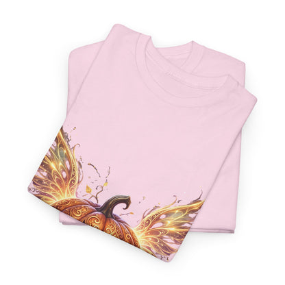 Halloween Pumpkin Tee — Winged Jack-O'-Lantern Graphic Shirt