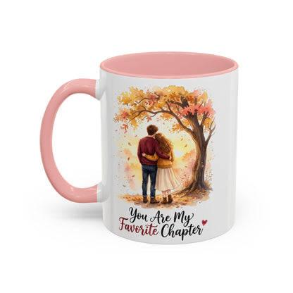 You Are My Favorite Chapter Romantic Autumn Coffee Mug