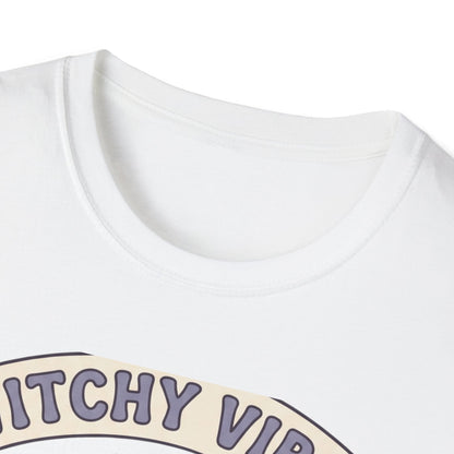 Witchy Vibes T‑Shirt — Cute Ghost Witch Halloween Tee