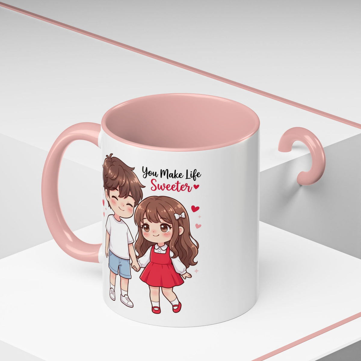 You Make Life Sweeter Couple Coffee Mug