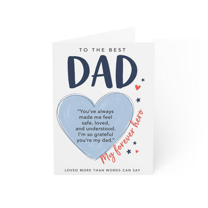 My Forever Hero Dad Greeting Card