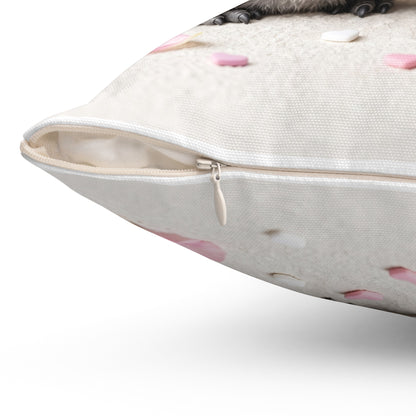 Spun Polyester Square Pillow