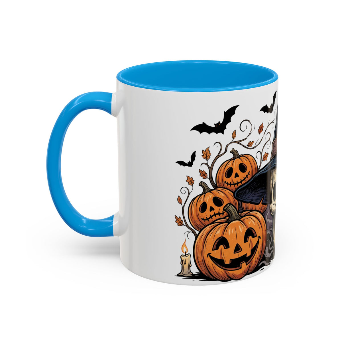Halloween Skull & Jack-o'-Lantern Mug (11oz/15oz)