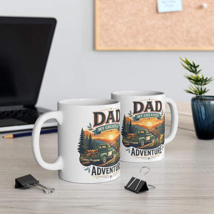 Adventure Awaits Nature Landscape Ceramic Mug