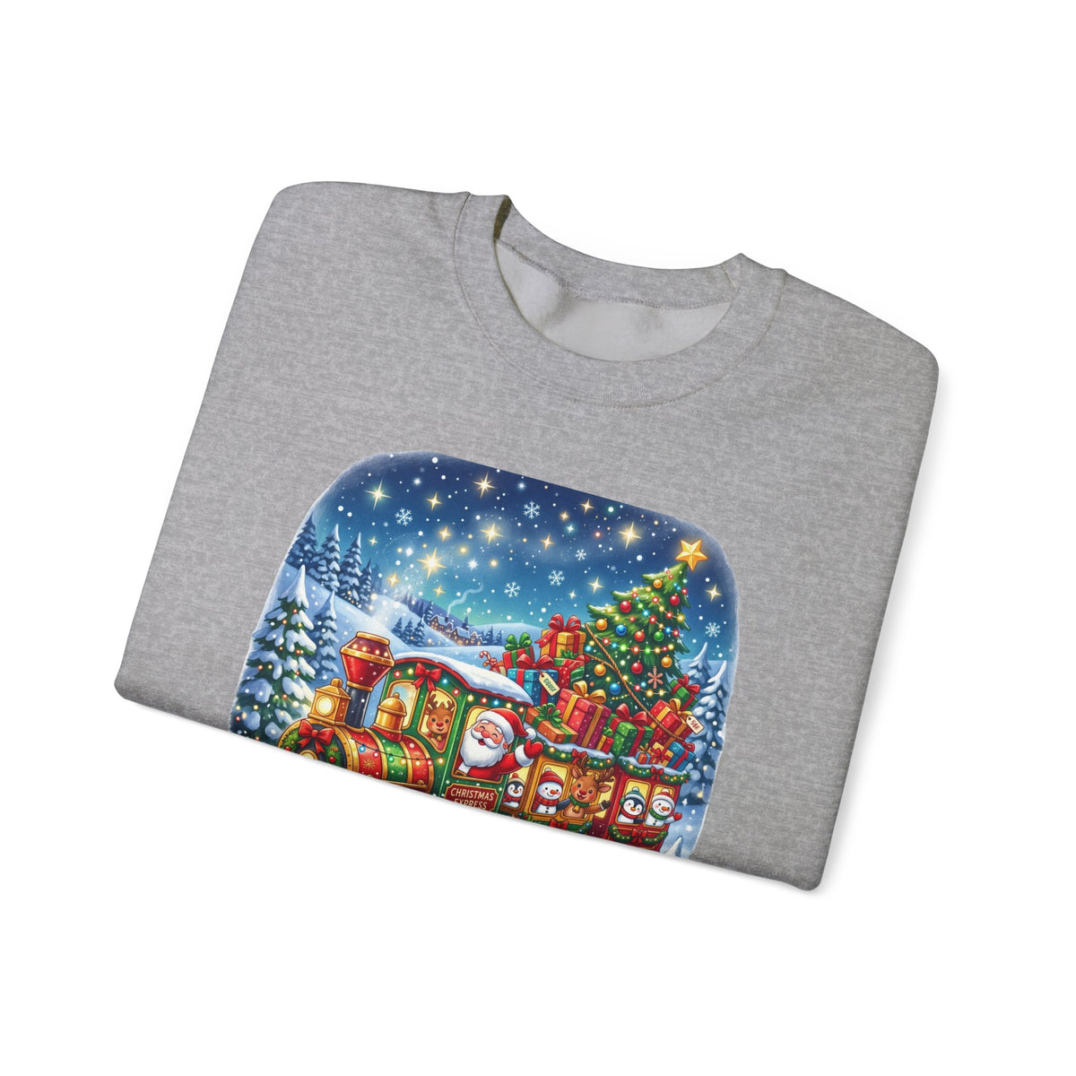 Christmas Express Crewneck Sweatshirt — All Aboard the Christmas Express Holiday Sweatshirt
