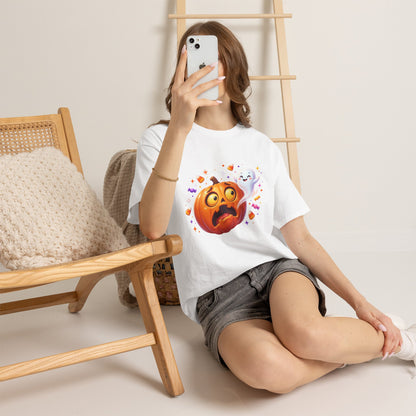 Halloween Pumpkin & Friendly Ghost T-Shirt