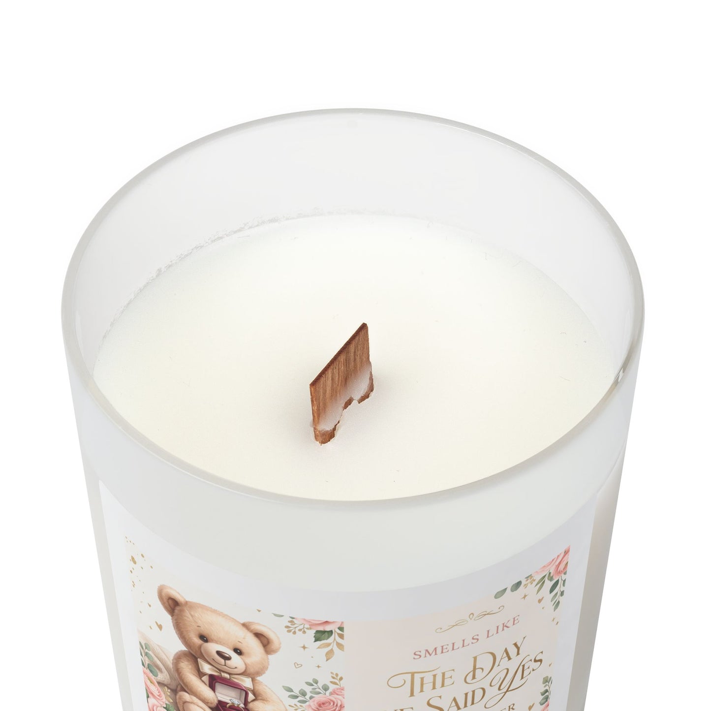 Frosted Glass Candle, 11oz
