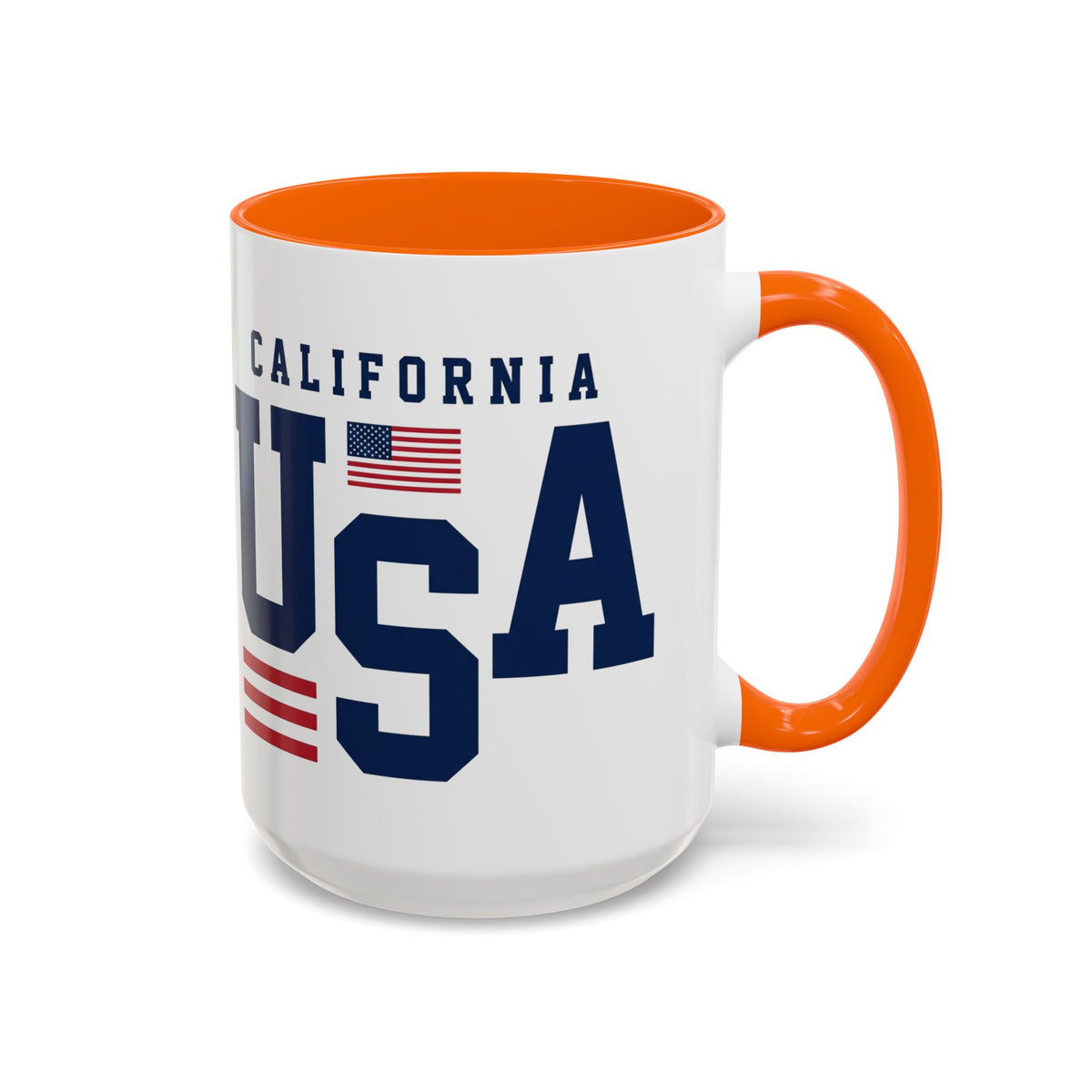USA California Coffee Mug — Patriotic Accent 11/15oz