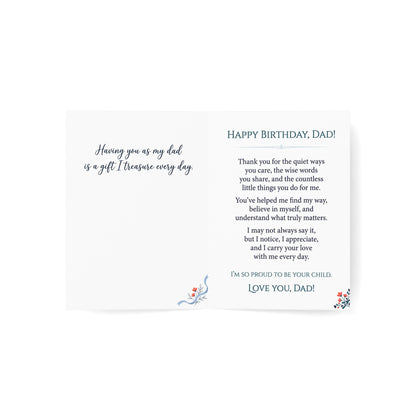 To My Dad Greeting Card – Forever Grateful Father’s Day Card