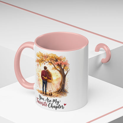 You Are My Favorite Chapter Romantic Autumn Coffee Mug