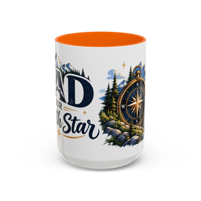 Adventure Compass Mountain Coffee Mug