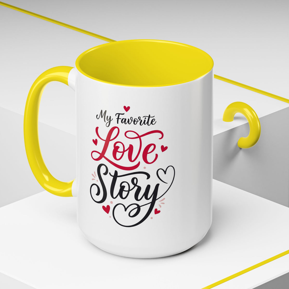 My Favorite Love Story Romantic Coffee Mug