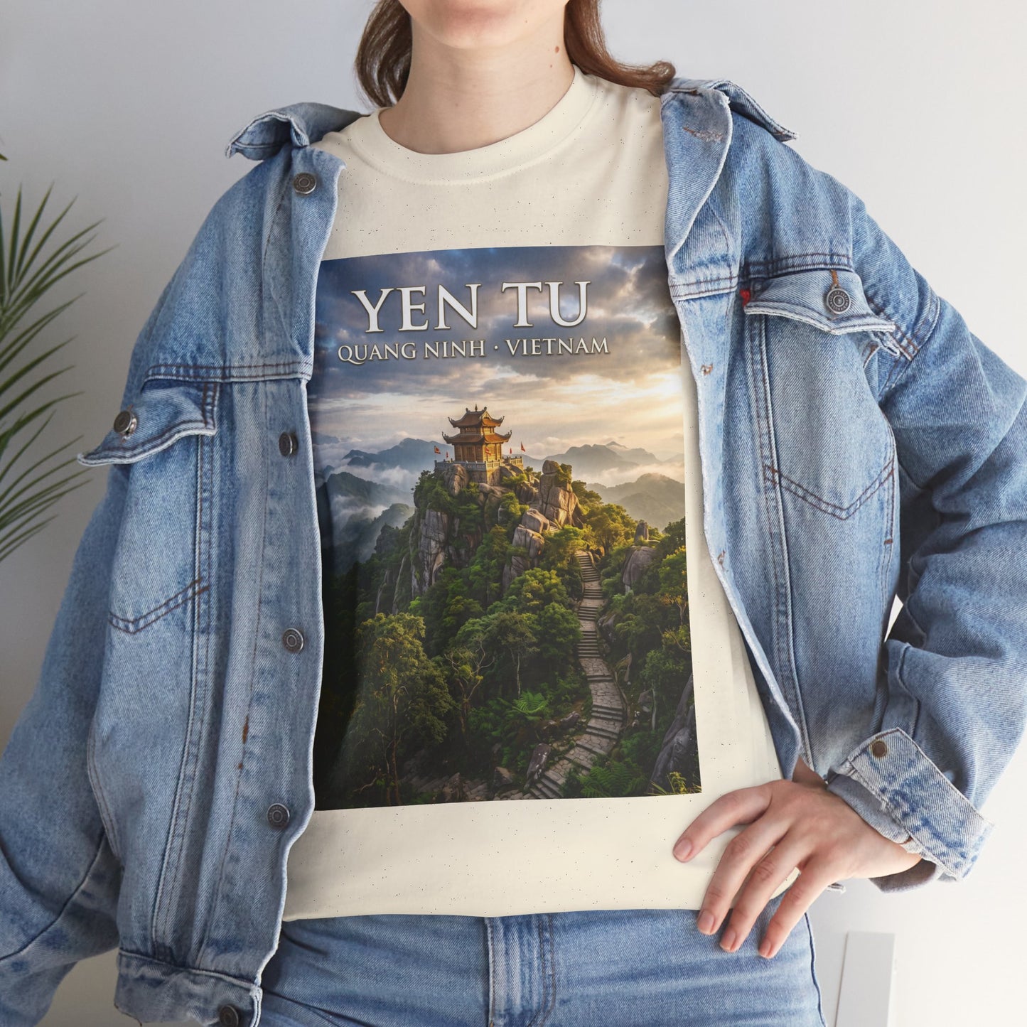 Yen Tu Mountain Scenic Tee – 'YEN TU: Listen to the Silence' Travel Photography T-Shirt