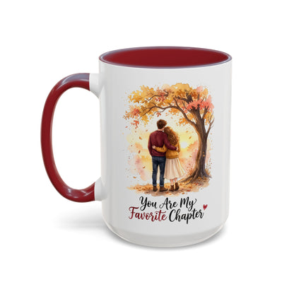 You Are My Favorite Chapter Romantic Autumn Coffee Mug